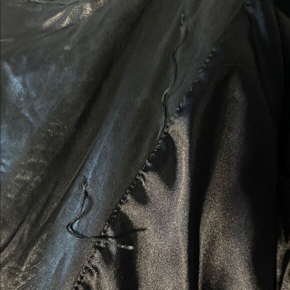 Gantos Vintage Women's Classic Black Leather Jacket - Picture 5 of 6